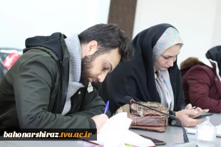 گزارش تصویری از نشست خبری مشترک دکتر جامعی رئیس دانشگاه فنی و حرفه ای فارس و دکتر نعمتی مدیرکل فرهنگی دانشگاه فنی و حرفه ای کشور  5