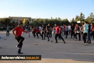 برگزاری ورزش عصرگاهی در خوابگاه دانشکده شهید باهنر شیراز  3