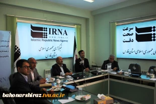 گزارش تصویری از بازدید دکتر جامعی رئیس دانشگاه فنی و حرفه ای استان فارس از خبرگزاری ایرنا  2