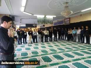 مراسم زیارت عاشورا به مناسبت دهه محرم در دانشکده شهید  باهنر شیراز  3