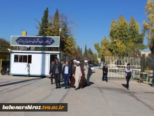 گزارش تصویری از بازدید مدیر حوزه های علمیه استان فارس از دانشکده شهید باهنر شیراز  10