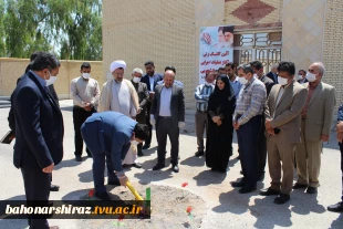 گزارش تصویری از مراسم کلنگ زنی ساخت خوابگاه دانشجویی شهرستان فسا  13