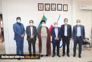 دیدار و گفتگوی صمیمانه  ریاست دانشگاه فنی و حرفه ای استان فارس با رئیس کل دادگستری استان  2