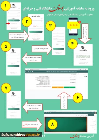ورود به سامانه بوستان دانشگاه فنی و حرفه ای